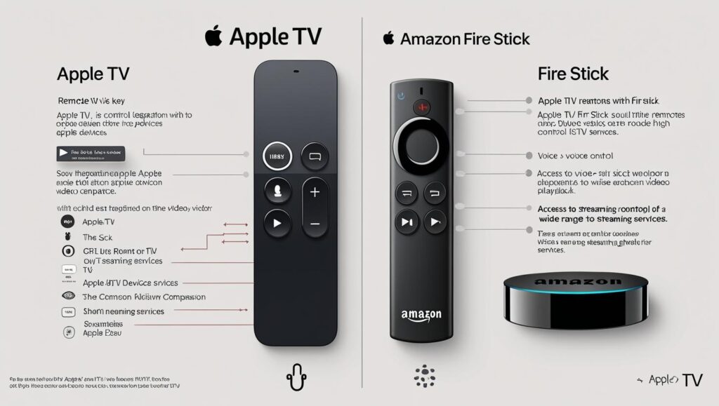 Apple TV vs Fire Stick compare